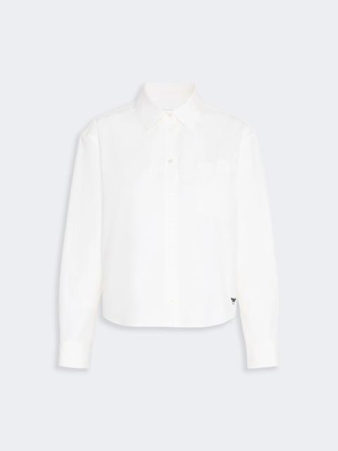 WEEKEND Max Mara PANETTO Cotton poplin shirt - WHITE