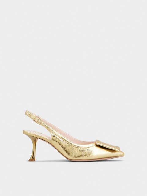 Viv' in The City Slingback Pumps in leather