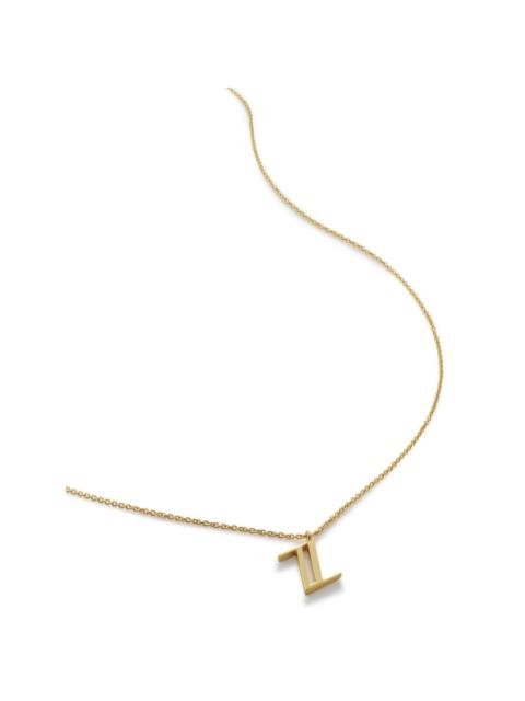 MONICA VINADER alphabet Z-pendant necklace