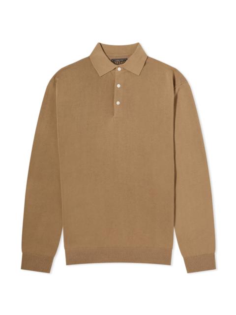 BEAMS PLUS Beams Plus 12g Knit Long Sleeve Polo