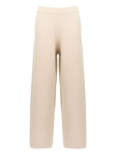Max Mara Studio Dula elastic-waistband knit trousers