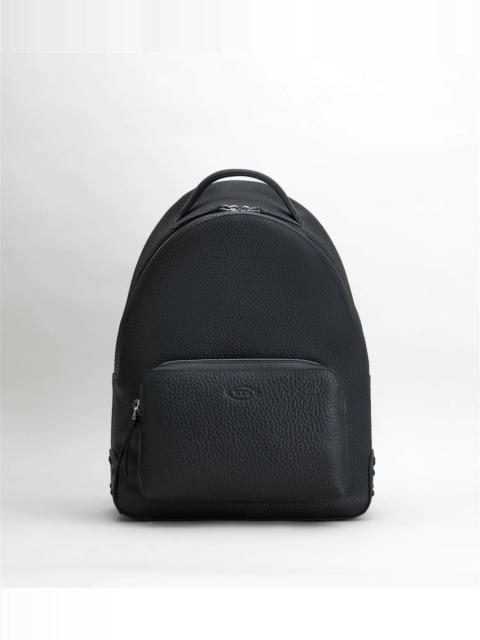 Tod's LEATHER BACKPACK MEDIUM - BLACK