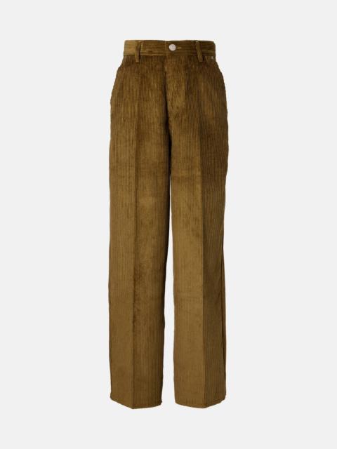 AMI Paris Cotton corduroy wide-leg pants