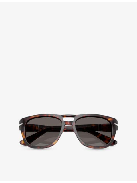 Persol PO3366S Square-Frame Acetate Sunglasses