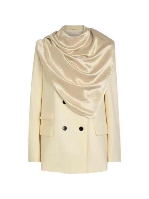 MARIA McMANUS double-breasted layered blazer