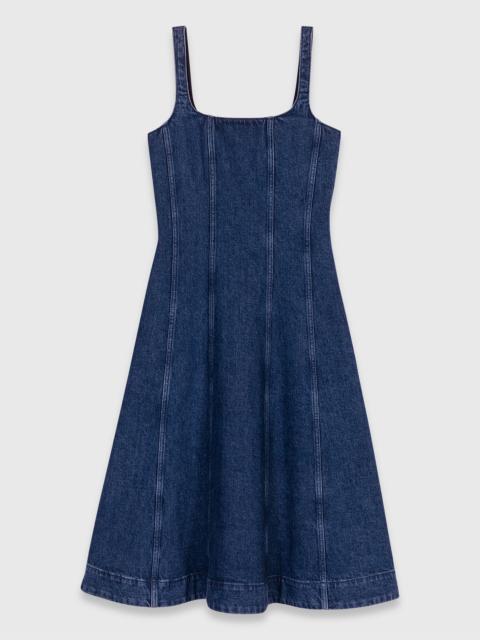 Midi denim dress