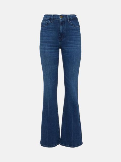 Le Easy Flare high-rise flared jeans