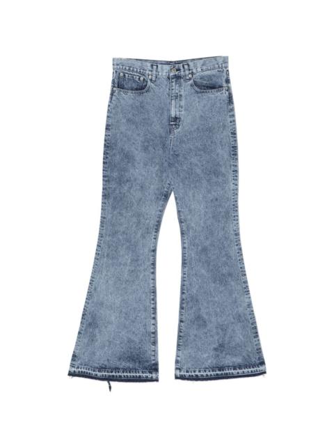 Junya Watanabe MAN frayed-hem jeans
