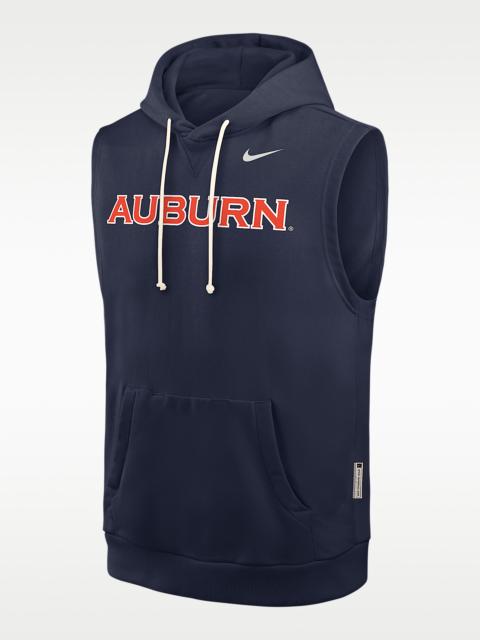 Nike Auburn Sideline Men's Nike Dri-FIT College Sleeveless Pullover Hoodie
