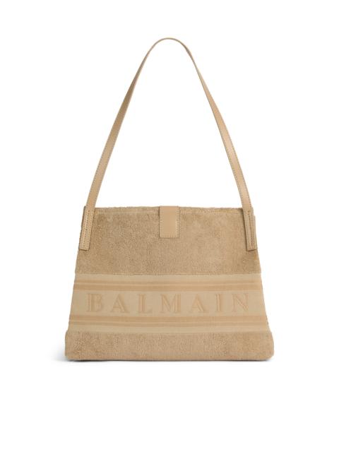 Balmain Small Release tote bag in cotton bouclé