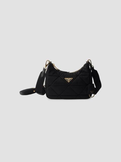 Prada Women's Quilted Re-Nylon Shoulder Bag - Black