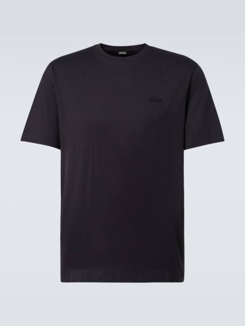 ZEGNA Logo cotton jersey T-shirt