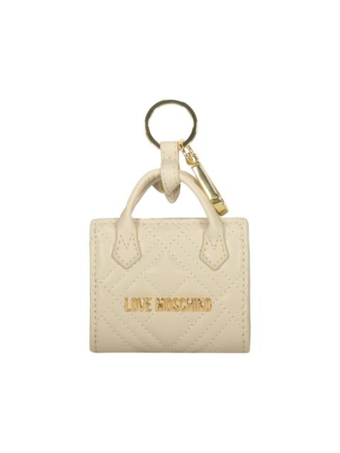 Moschino quilted-bag keyring