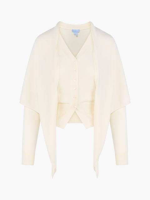Hill House Home The Amal Cardigan - Antique White