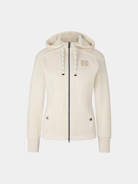 BOGNER Camilla sweatshirt jacket in Off-white