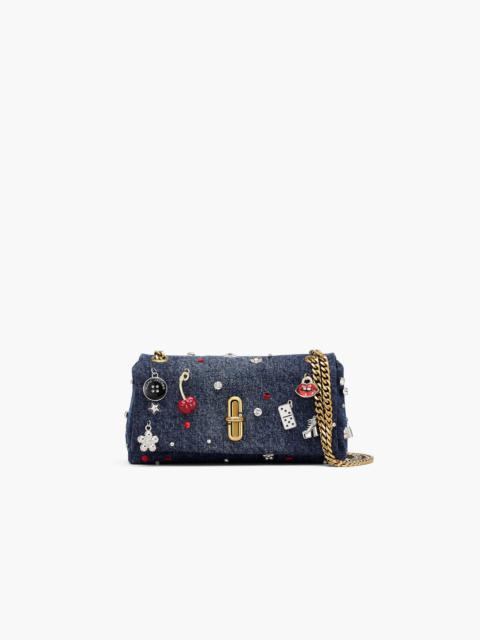 Marc Jacobs THE TRINKET CHARM DENIM DUAL CHAIN MINI BAG