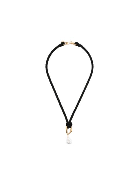 forte_forte pearl-pendant cord necklace