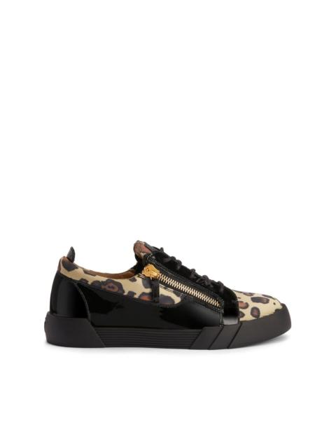 Giuseppe Zanotti Frankie leopard-print sneakers
