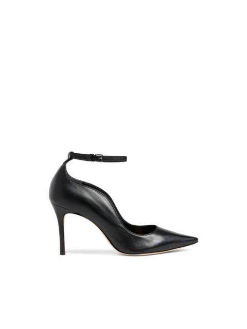 Cinq à Sept Riley Soft Curve ankle-strap pointed pumps