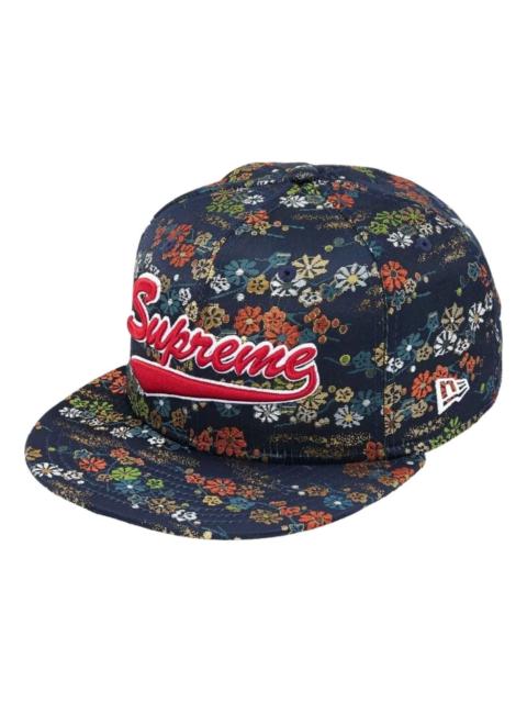 Supreme Supreme x New Era SS26 Floral Jacquard Cap 'Navy' SUP-SS26-1056-NVY