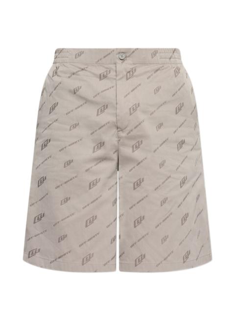 Off-White logo-print shorts