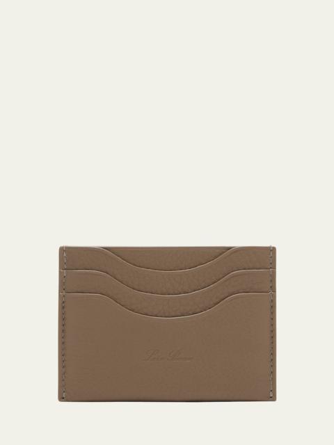 Loro Piana Men's Extra Grained Calfskin Card Holder