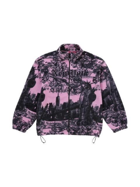 Supreme Supreme New York Fleece Jacket Pink