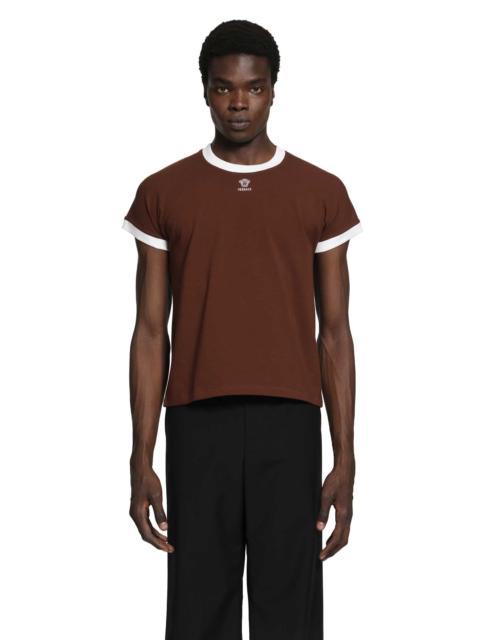 VERSACE Embroidered-logo Stretch Jersey T-shirt