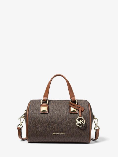 MICHAEL KORS Grayson Small Signature Logo Duffel Crossbody Bag