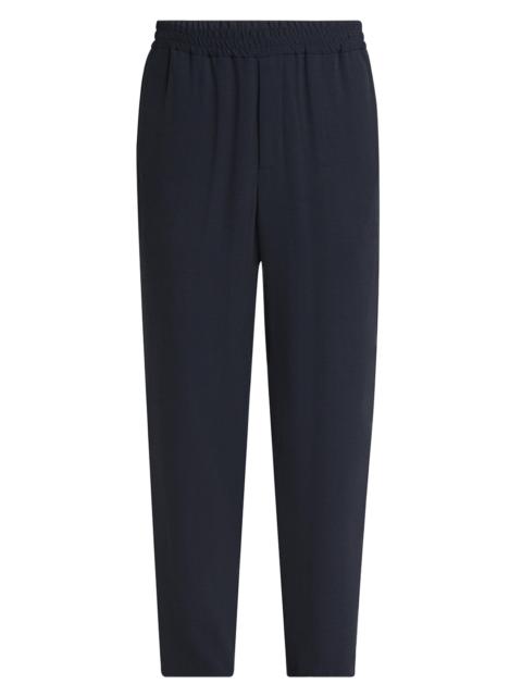 GIORGIO ARMANI Men's Micro-Chevron Jogger Pants - Carbon