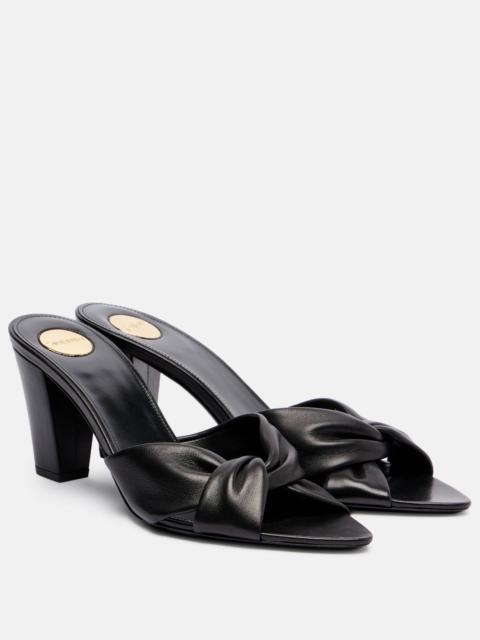 SAINT LAURENT Franciane 25 leather mules