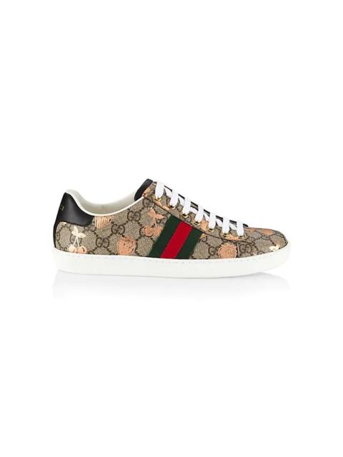 GUCCI Ace berry-print sneakers