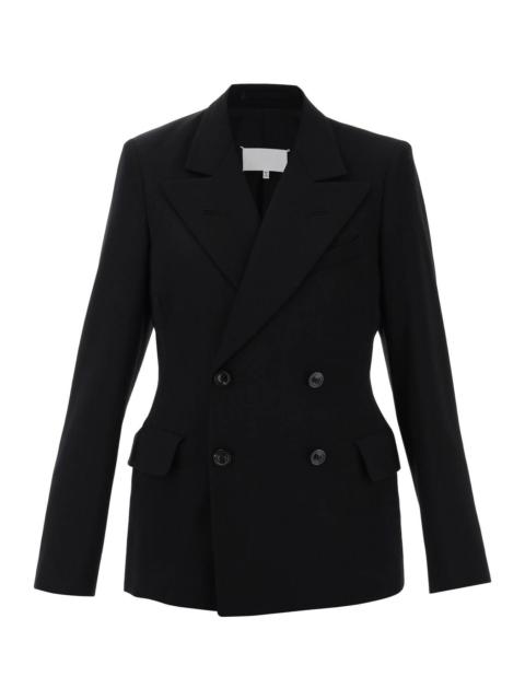 SLIM-FIT WOOL JACKET WITH A FITTED WAIST