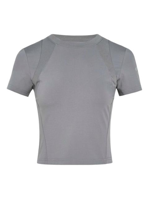 adidas (WMNS) adidas Future Style Woven T-Shirt Asia Sizing 'Grey' KS5174