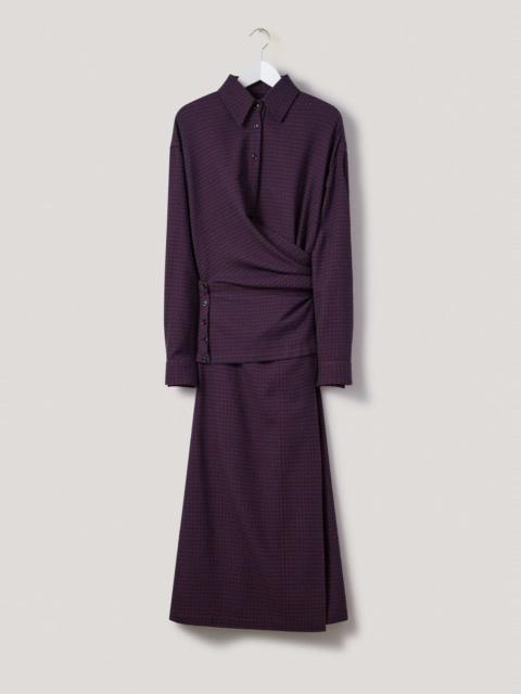 Lemaire WRAP DRESS
CHECKED WOOL