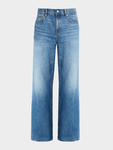 Helmut Lang Men's Low-Rise Relaxed Straight Leg Jeans
