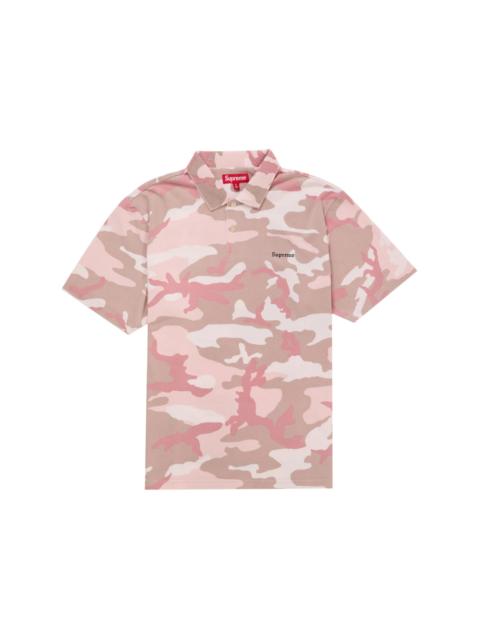 Supreme Supreme Washed Camo Polo Pink Camo
