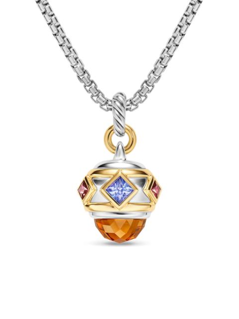 DAVID YURMAN Women's Renaissance Amulet in Sterling Silver - Madeira Citrine