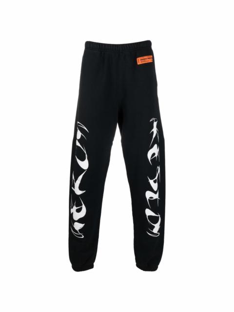 logo-print track pants