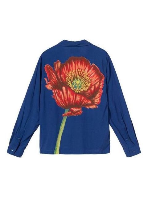 Stüssy Stussy Big Poppy Ls Shirt 'Blue' 1110145