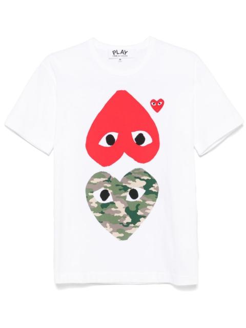 Comme des Garçons PLAY heart-patch T-shirt