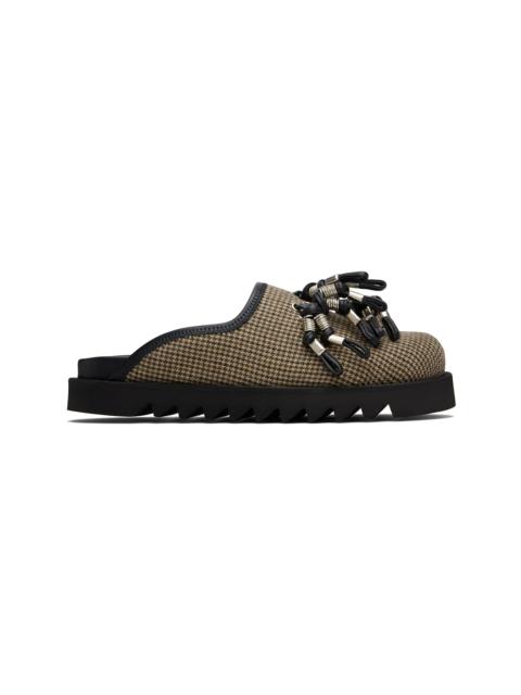 TOGA VIRILIS Brown Mix Plaid Loafers