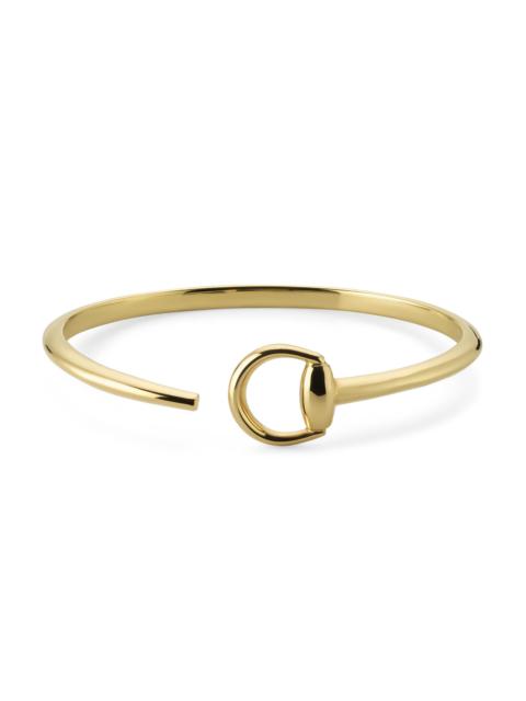 GUCCI Women's Horsebit 18K Yellow Gold Cuff - Yellow Gold