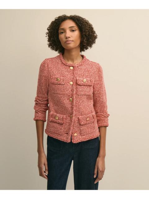 Brooks Brothers Cotton Blend Tweed Jacket