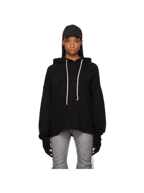 Rick Owens DRKSHDW Black Crater Hoodie