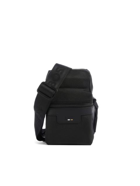BOSS logo-plaque messenger bag
