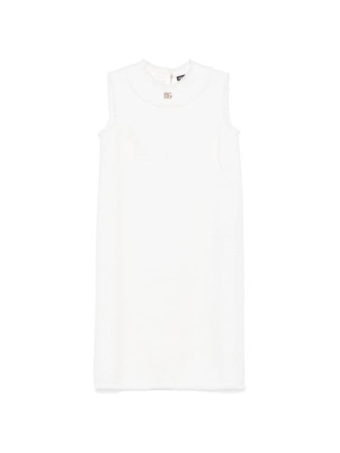 logo-plaque mini dress