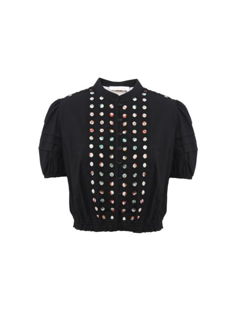 See by Chloé PETITE EMBROIDERED SHIRT