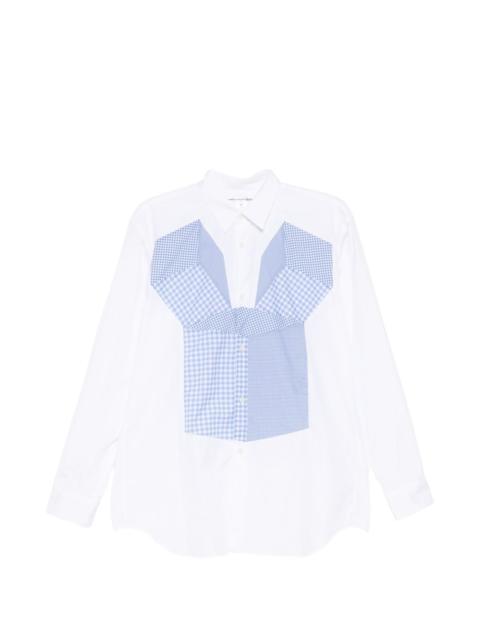 Comme des Garçons SHIRT gingham panel shirt