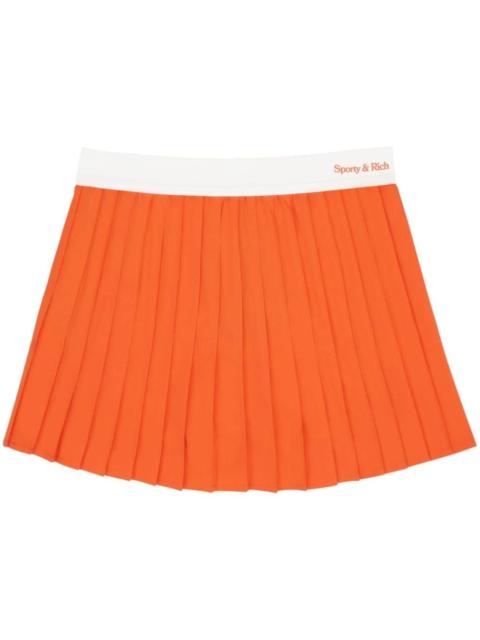 Sporty & Rich New Serif pleated skirt